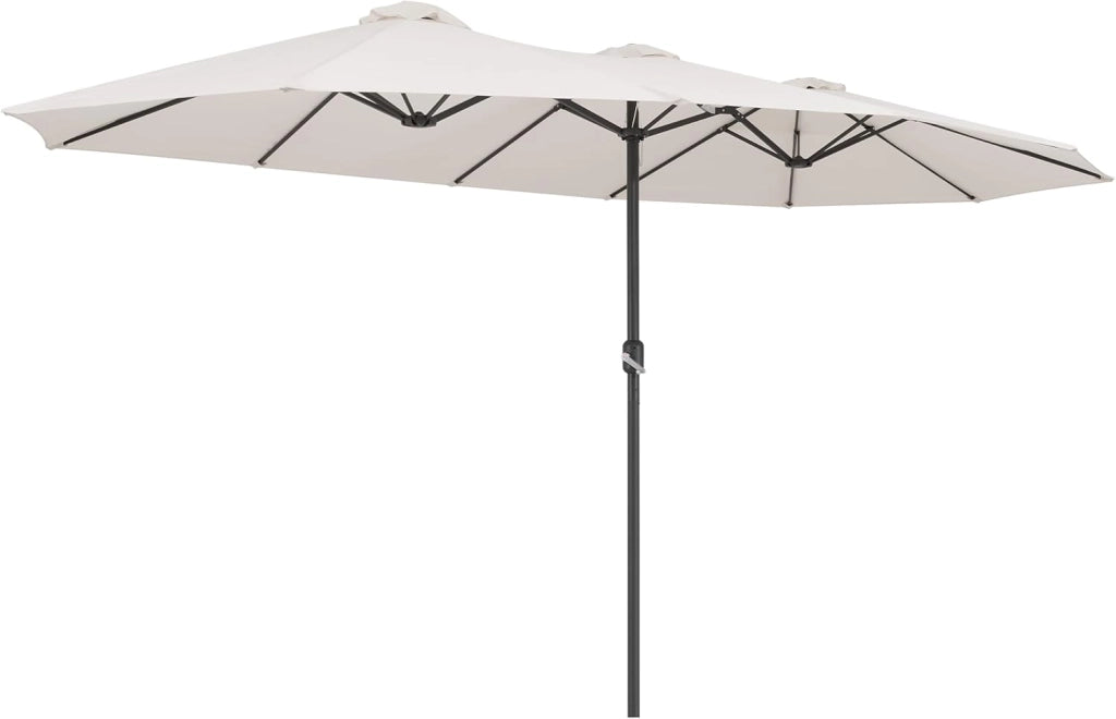 ® Ombrellone UV 80+ XXL 460x270 cm Idrorepellente con Manovella inlc. Custodia Parasole Giardino Terrazza
