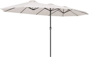 ® Ombrellone UV 80+ XXL 460x270 cm Idrorepellente con Manovella inlc. Custodia Parasole Giardino Terrazza