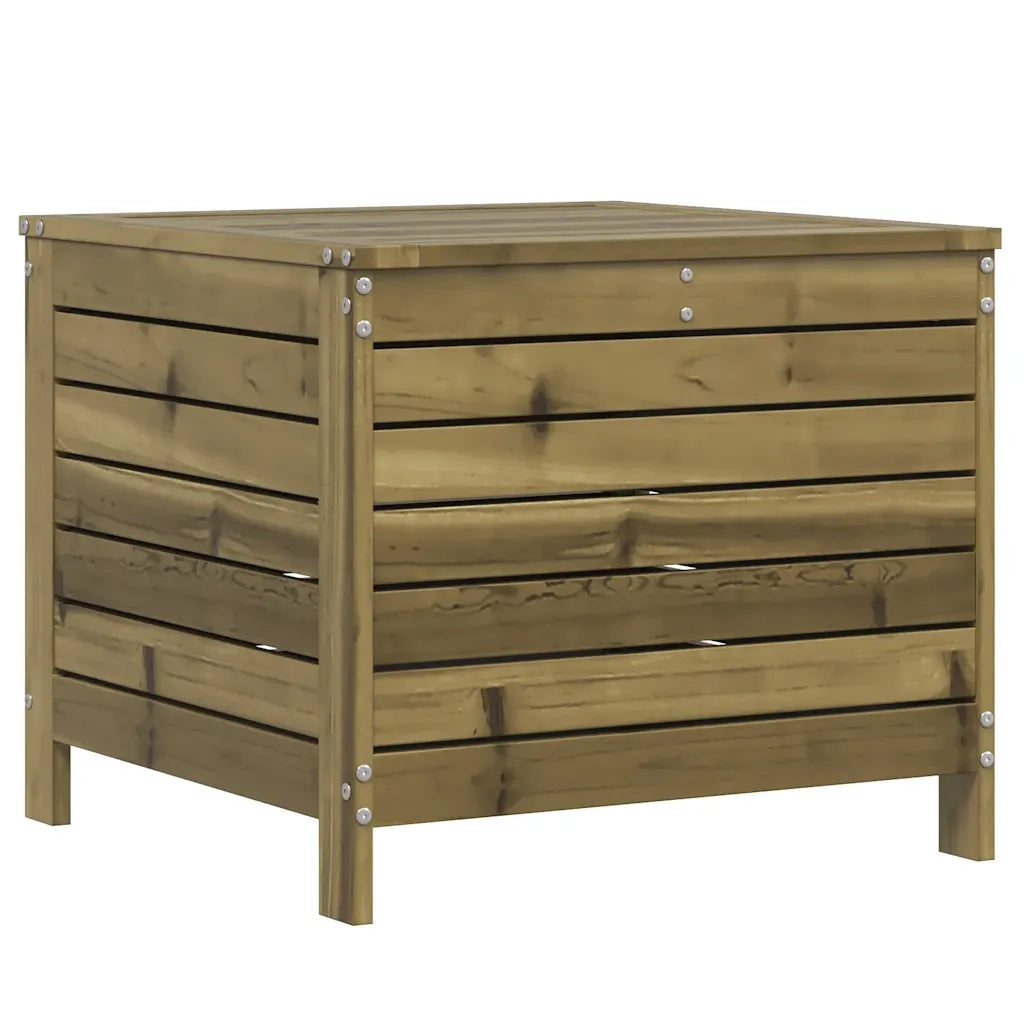 Poggiapiedi da Giardino 62x63,5x53,5cm Legno Impregnato di Pino CFW4663463