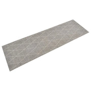 Tappetino da cucina lavabile design contemporaneo stampa a rombi 180 x 60 cm velluto blu 02_0046057