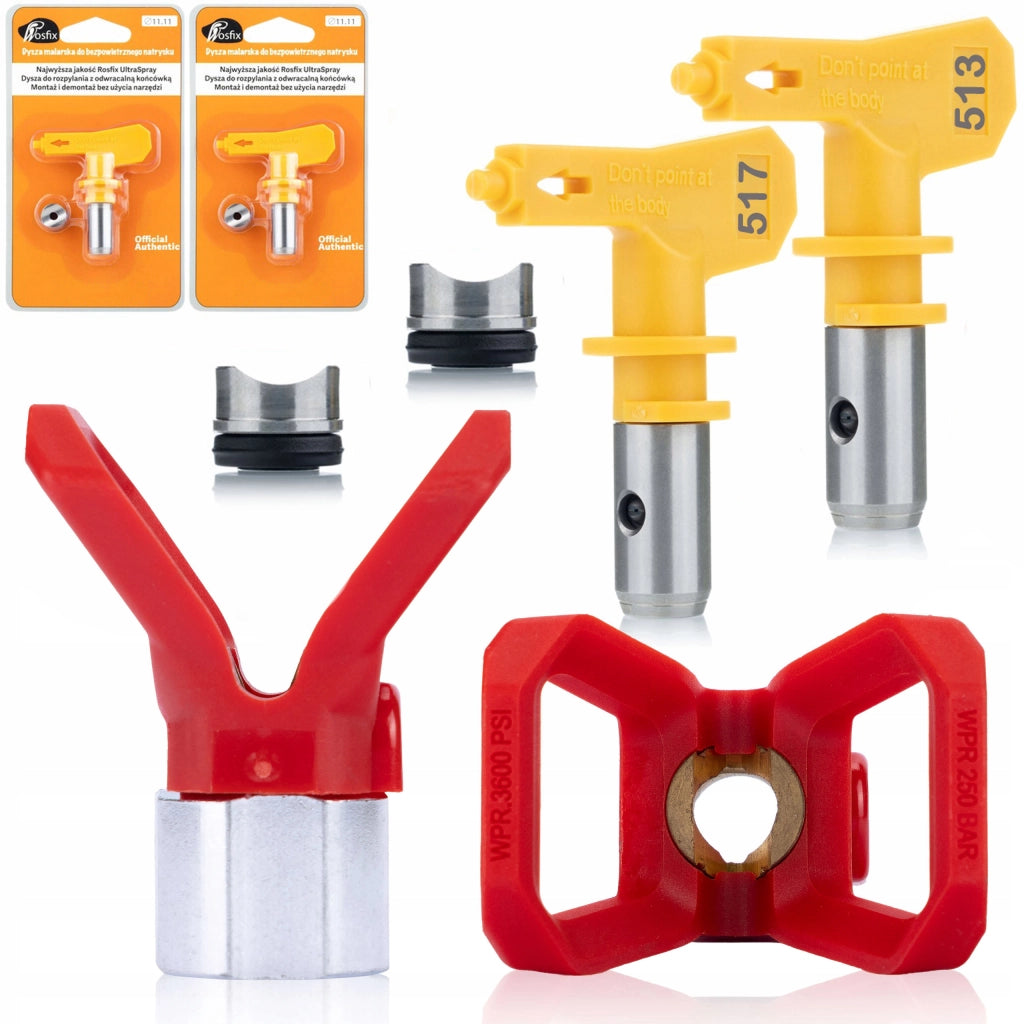 Osservatore di Ugello per Spruzzatore + Ugelli Rosfix Ultra Spray Modello 513 e 517 – Compatibile con Pistole