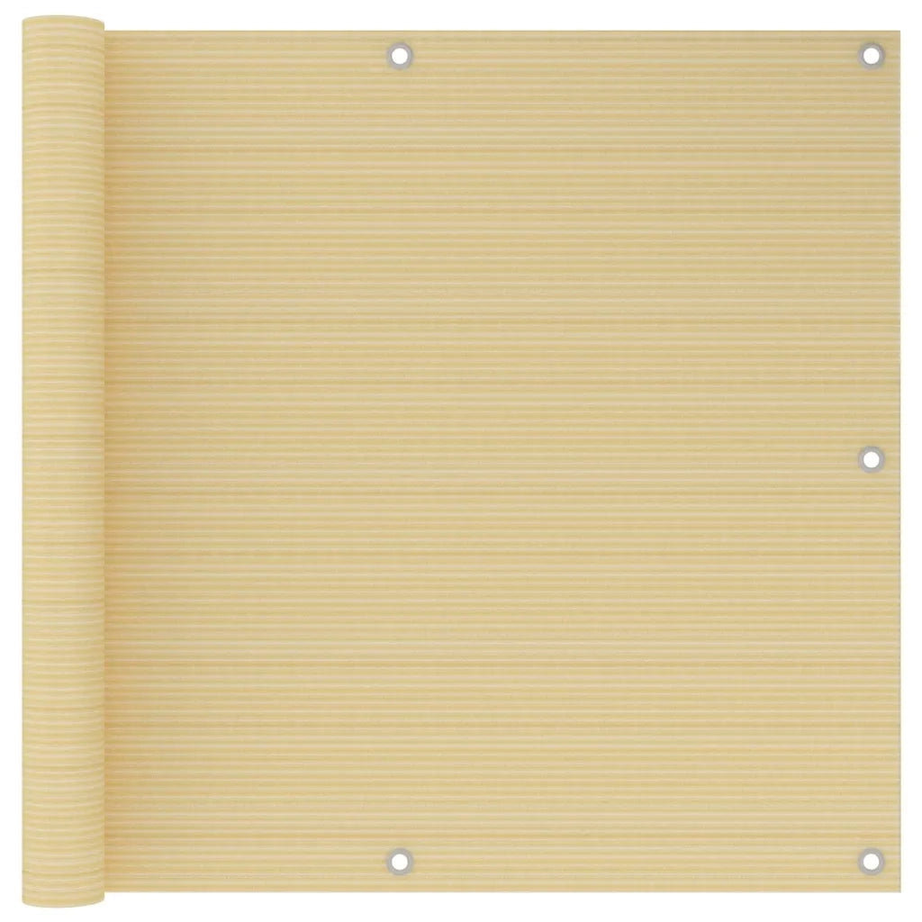 Paravento da Balcone Beige 90x300 cm in HDPE cod mxl 13456