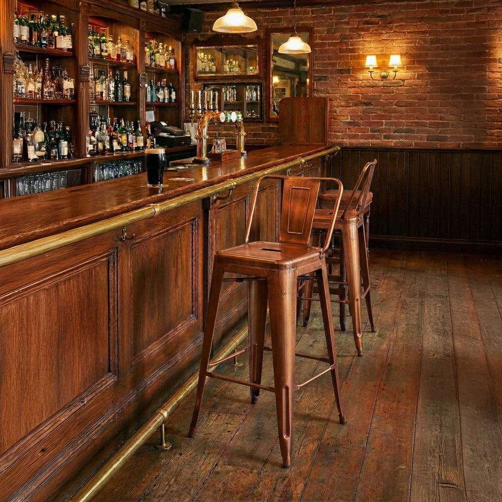 Set di 2 sgabelli da bar Mason 1