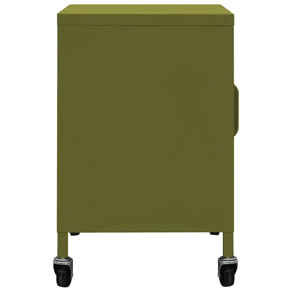 Armoire de rangement Vert olive 60x35x56 cm Acier
