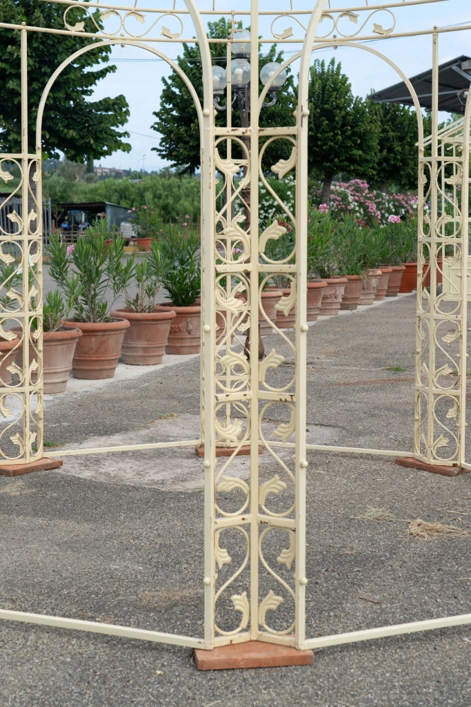 Biscottini Gazebo in ferro L300X300XH335 CM Molto solido stabile Offerta Speciale Qualità