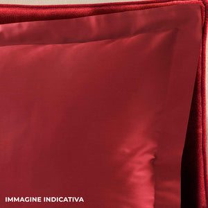 Set Lenzuola Matrimoniale Sopra Sotto e Federe Tinta Unita Garrini Clarice Blu