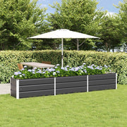 Fioriera Antracite 290 x 50 x 45 cm Acciaio zincato