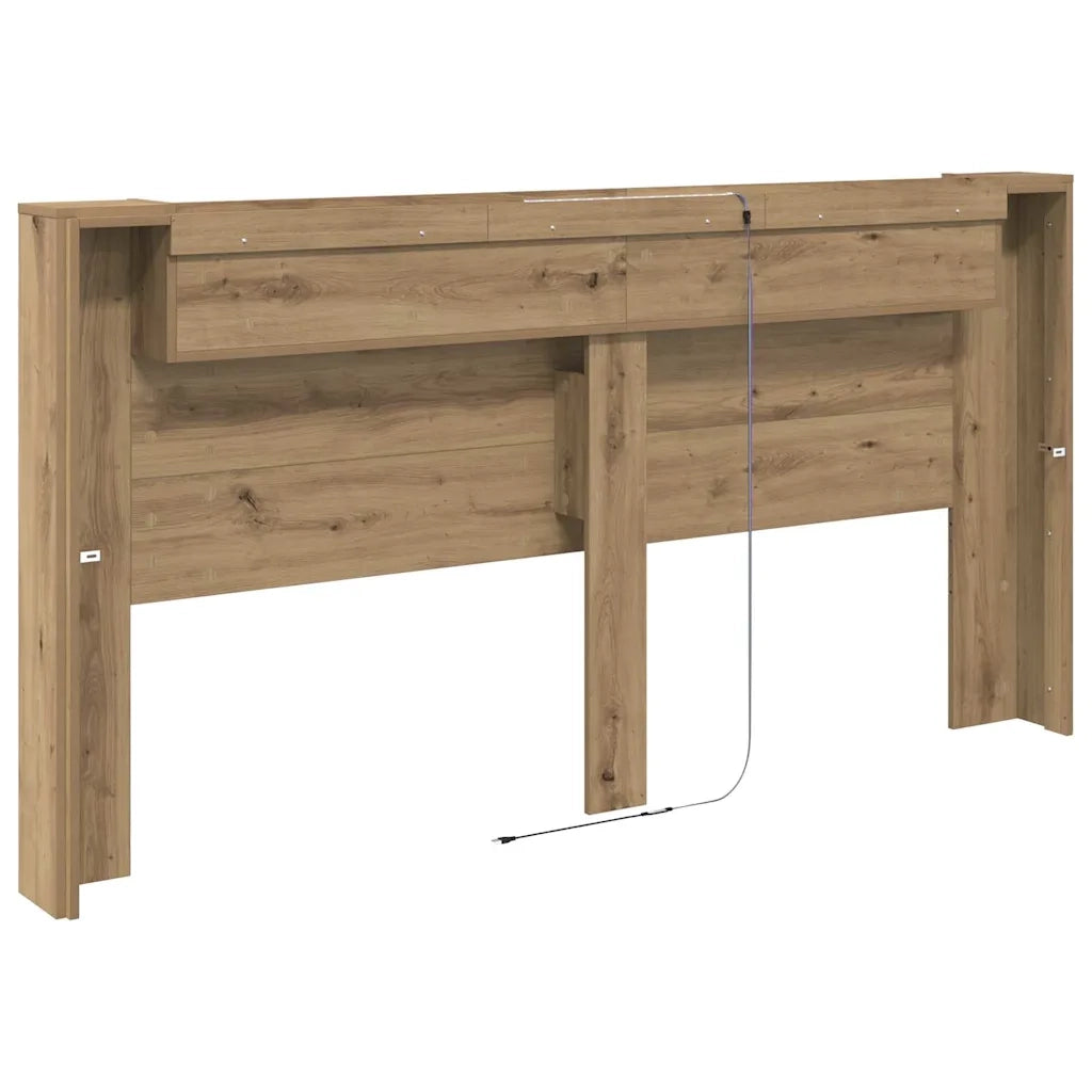 Testiera Letto Rovere Artigianale Legno ingegnerizzato