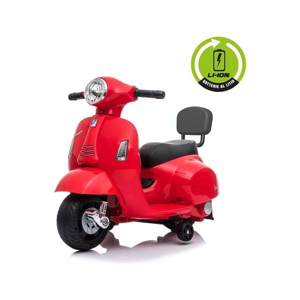 Moto elettrica mandelli 100053106 sport one scooter vespa mini 7,2v li