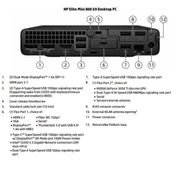 Sb elite mini 800 g9  i5165123y - D57KCET#ABZ