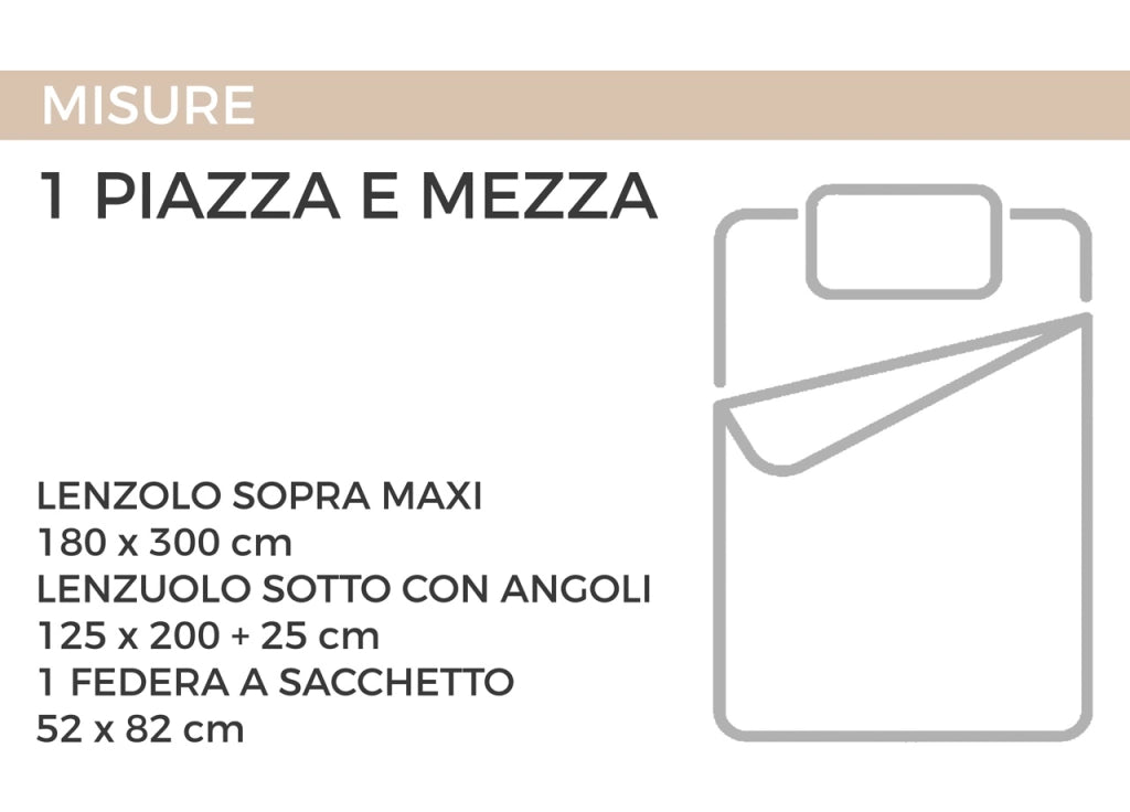 Completo Lenzuola In Morbida Flanella Made Italy Disegni Vari Modello C.N. - Piazza Mezza - Fiocco Rosso