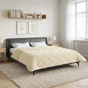 Duvet Estivo Crema 220 x 260 cm Microfibra e Fleece Teddy