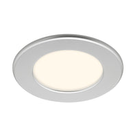 Faretto Incasso Thin Plastica Cromo Opaco Led Integrato 6W 3000K