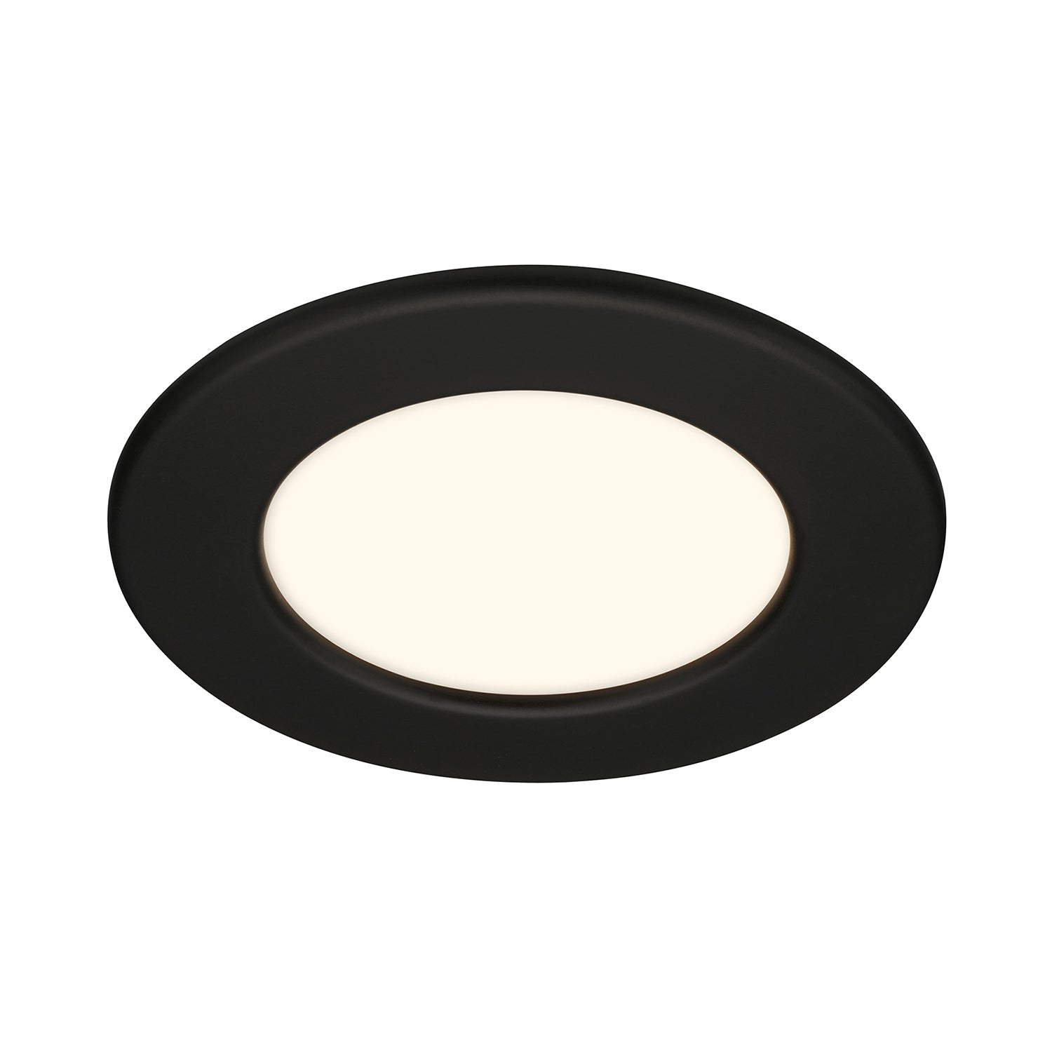 Faretto Incasso Thin Plastica Nero Led Integrato 6W 3000K