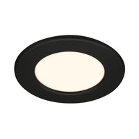 Faretto Incasso Thin Plastica Nero Led Integrato 6W 3000K