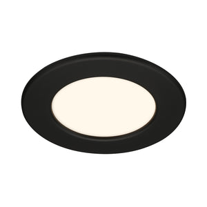 Faretto Incasso Thin Plastica Nero Led Integrato 6W 3000K