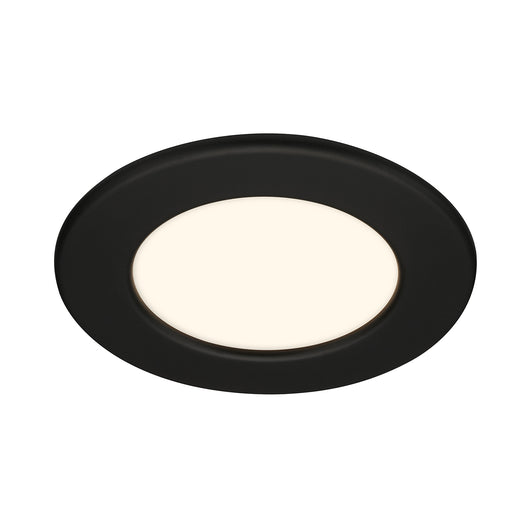 Faretto Incasso Thin Plastica Nero Led Integrato 6W 3000K