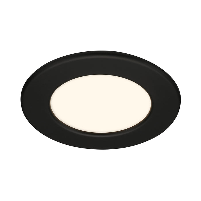 Faretto Incasso Thin Plastica Nero Led Integrato 6W 3000K