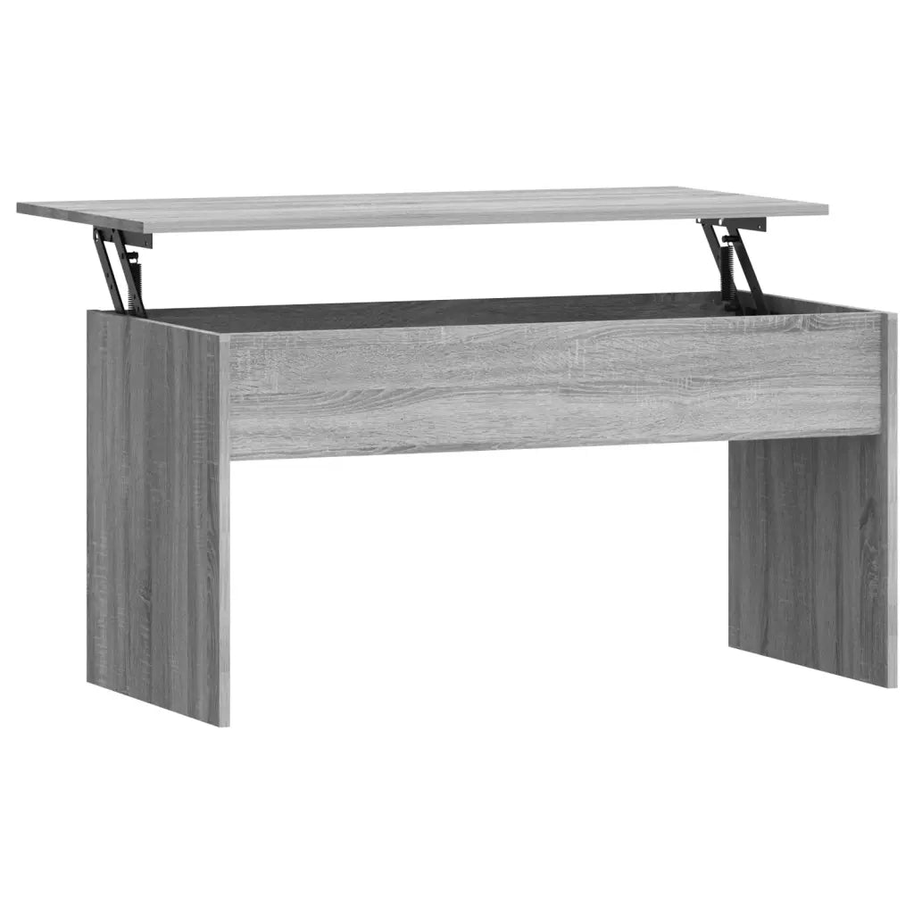 Tavolino Grigio Sonoma 102x50,5x52,5 cm in Legno Multistrato 819285