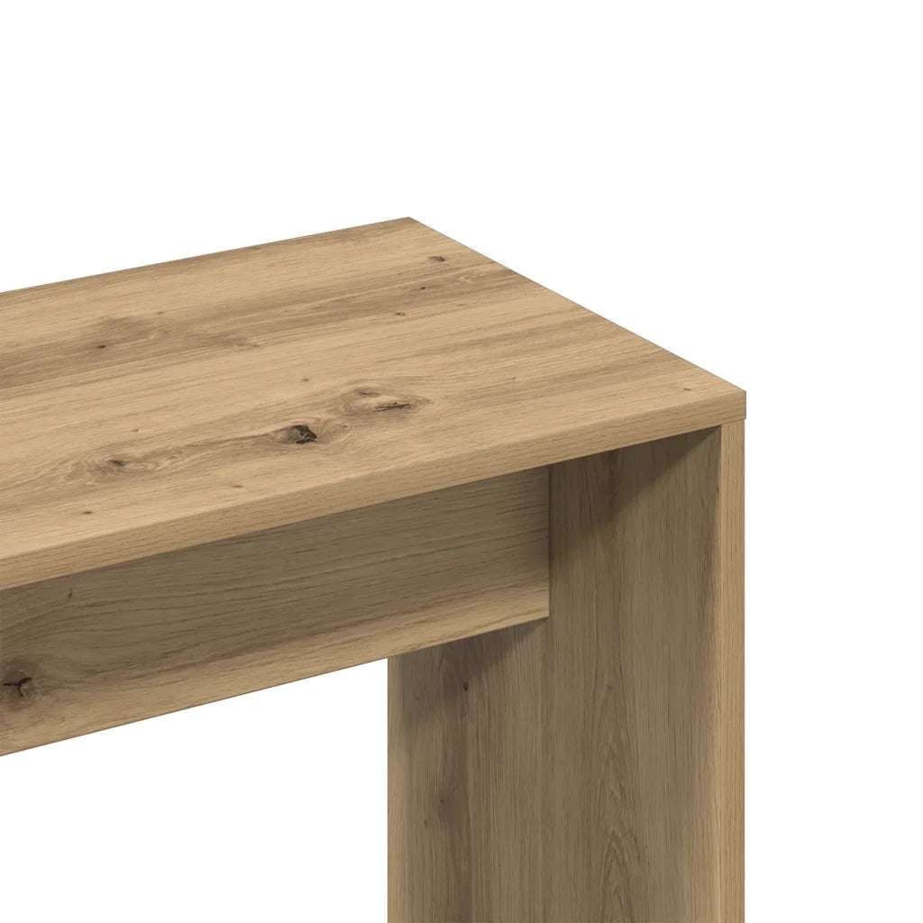 Sgabello da Toeletta Rovere Artigianale 70x35x45 cm Truciolato 857042
