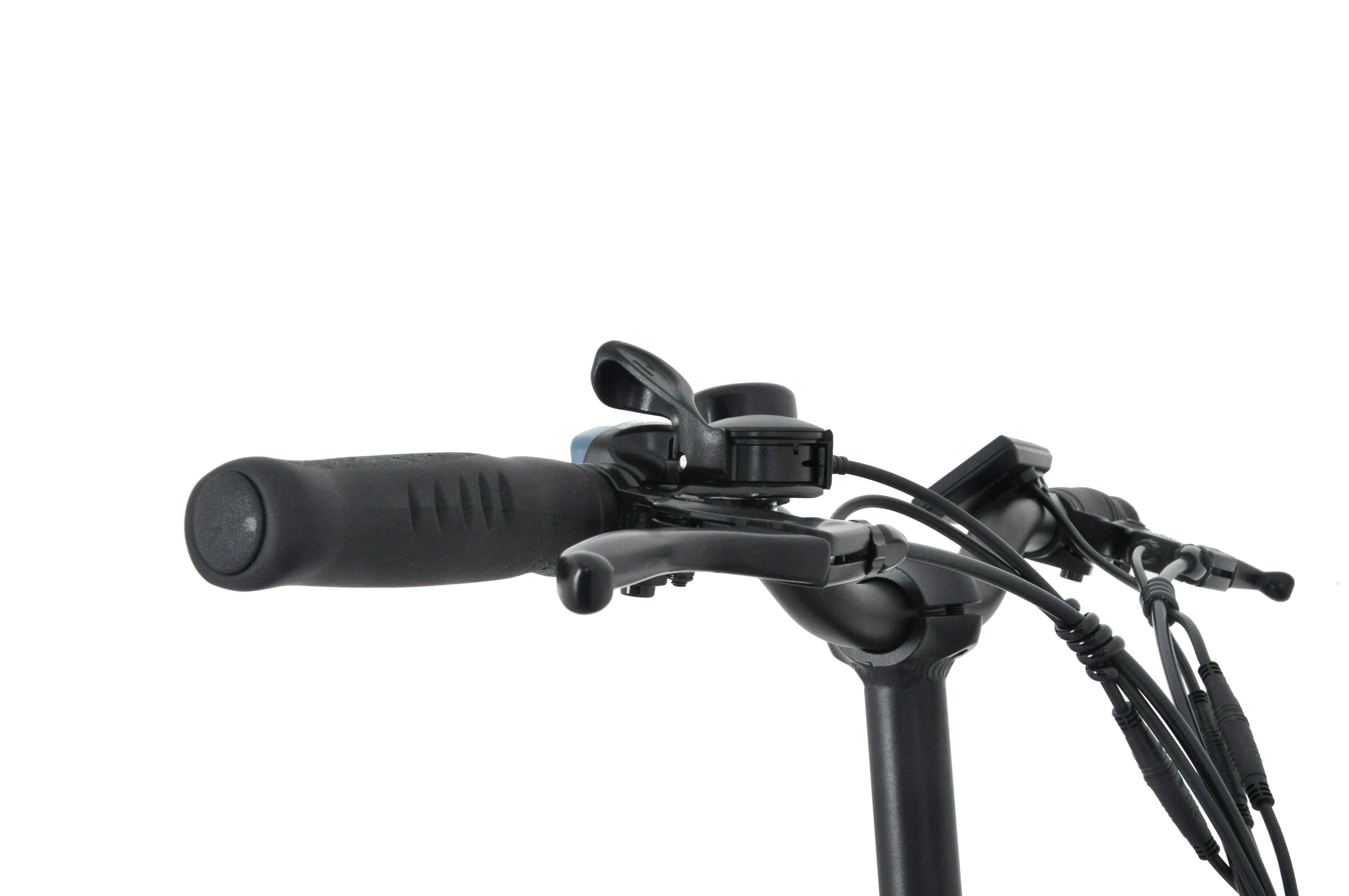 Fat pieghevole 20" alluminio forcella ammortizzata  12.5 ah LCD Bianca