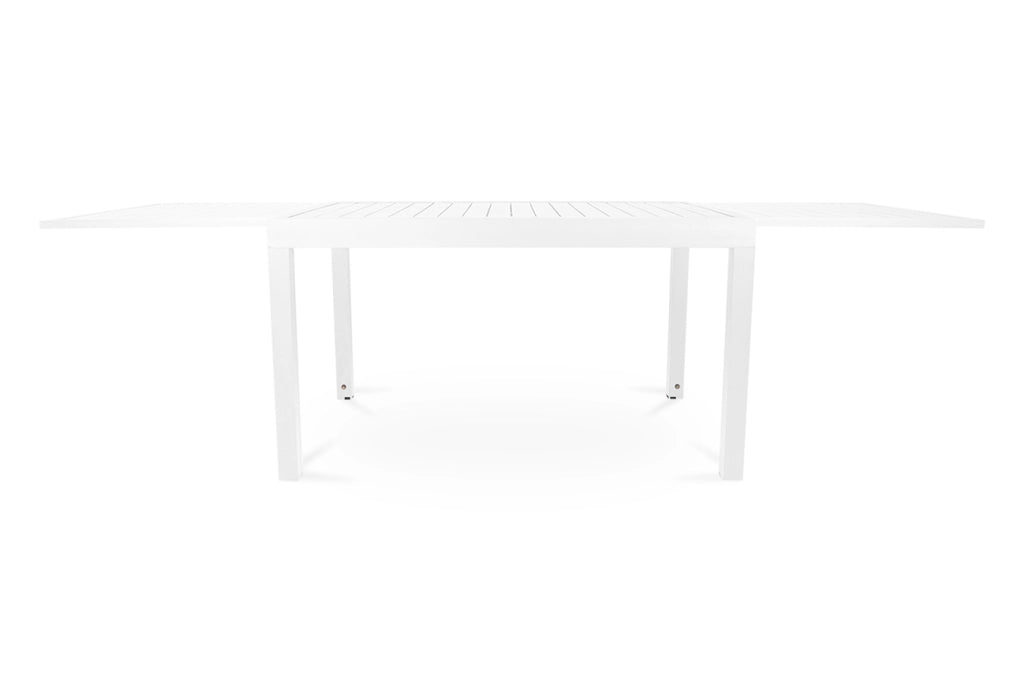 Tavolo da giardino allungabile bianco 135/270 x 90 cm - Ares - TA08ARME