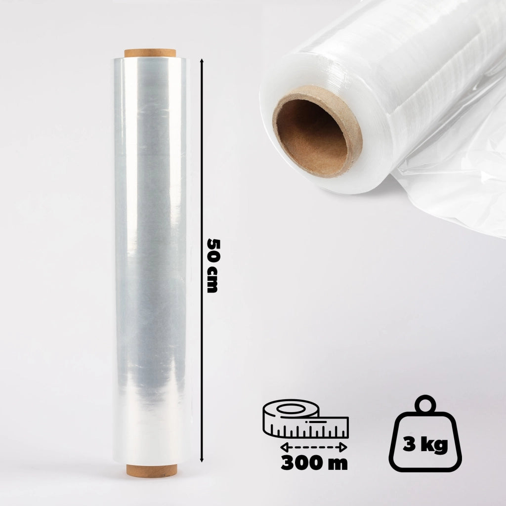KADAX Film estensibile XL Estensibile 2,5 kg Trasparente Resistente Opaco Incolore Rotolo 4x