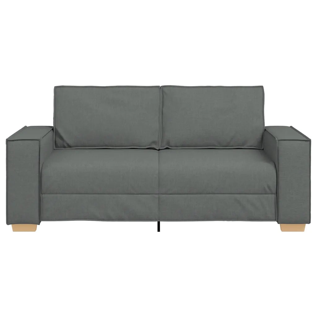 Divano a 2 posti Grigio scuro 180x78x84 cm in tessuto 4104981