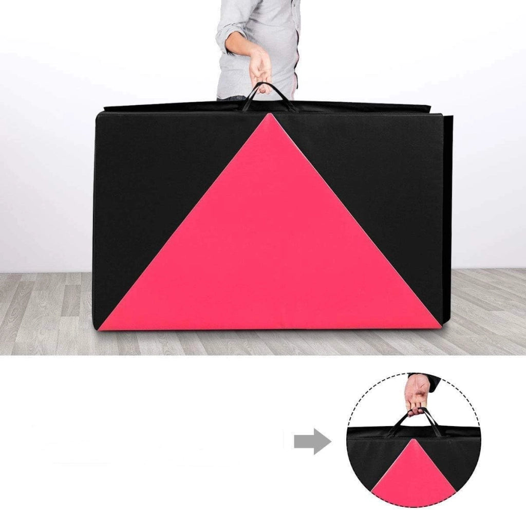 Tappetino per Fitness con Pannello Pieghevole, Tappetino per Esercizi, 240 x 117 x 5 cm