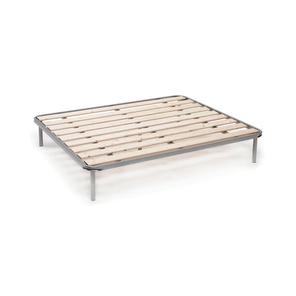 Rete letto matrimoniale Aleck, Rete ortopedica a doghe piallate, 100% Made in Italy, cm 160x190h 31
