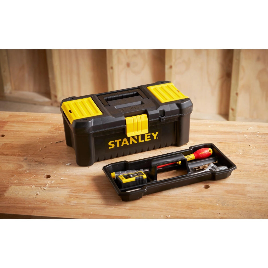 CASSETTA PORTAUTENSILI ESSENTIAL CHIUSURE IN PLASTICA  cm.32x18,8x13,2 (STST175514)    STANLEY