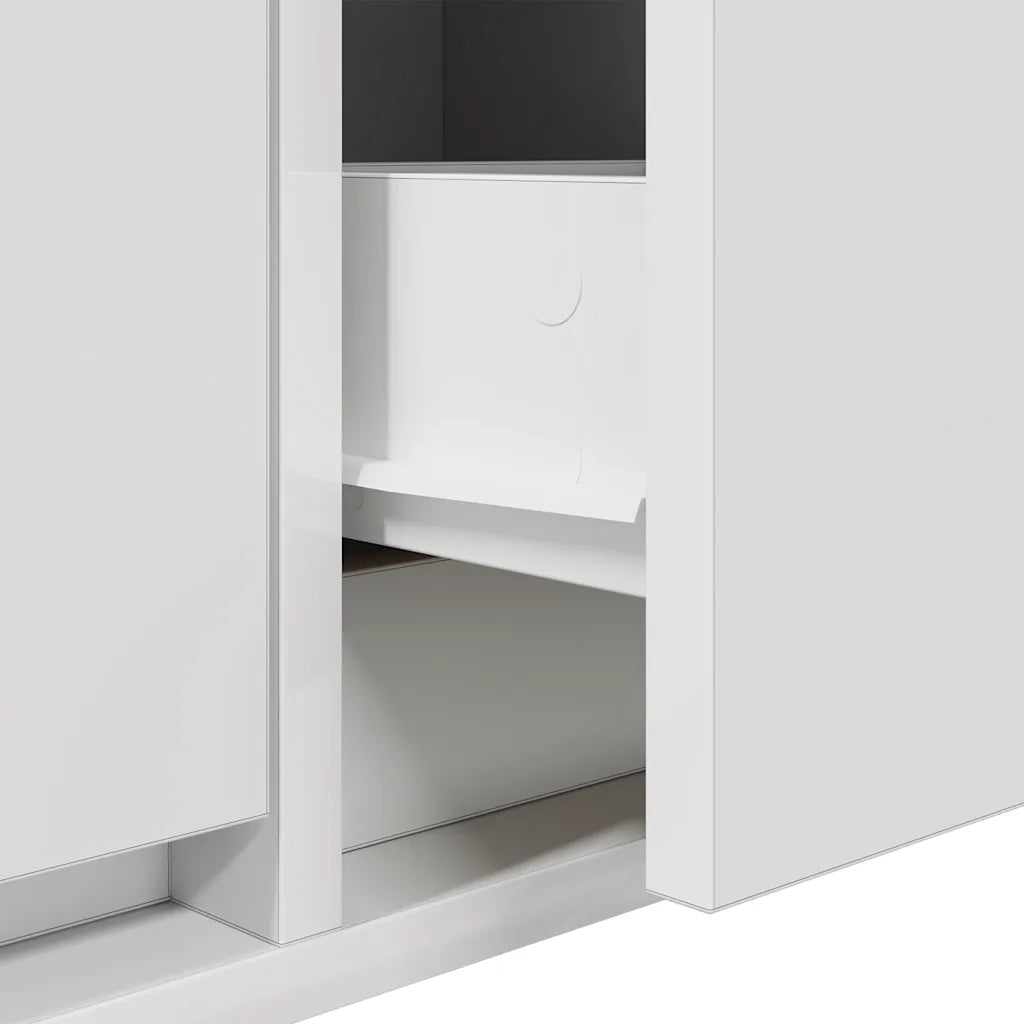 Mobile Porta TV Bianco 60x31x25,5 cm in Legno Multistrato 861490