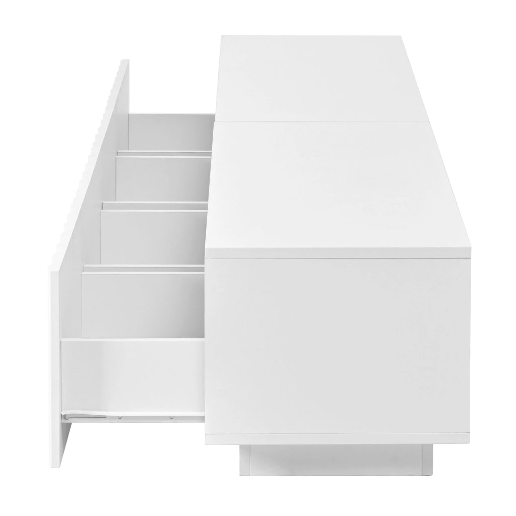 Mobile TV e Tavolino da Salotto ¨C MINIMAL ¨C Legno, Moderno, con Ante e Vano Porta