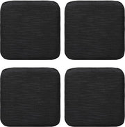 Set di 4 cuscini di schiuma confortevoli con design impermeabile e antiscivolo per uso interno
