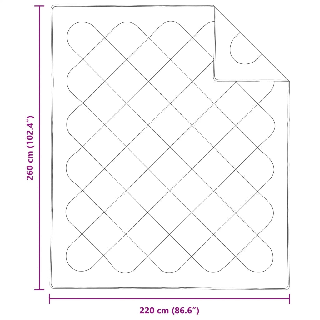 Duvet Estivo con cuscino 3 pcs Bianco Microfibra 3377319