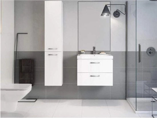 Cassa alta bianca con porte per bagno 30x150 cm - armadio da bagno - cassettone da bagno - armadi per bagno alta 

 Specifiche tecniche: 
 30x150 cm
