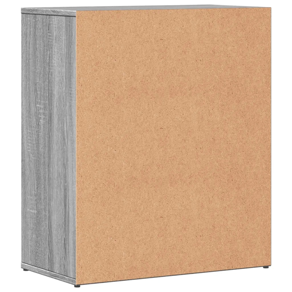 Credenze 2 pz | Madia | Buffet da pranzo | Armadio da pranzo Grigio Sonoma 60x31x70 cm in Legno Multistrato