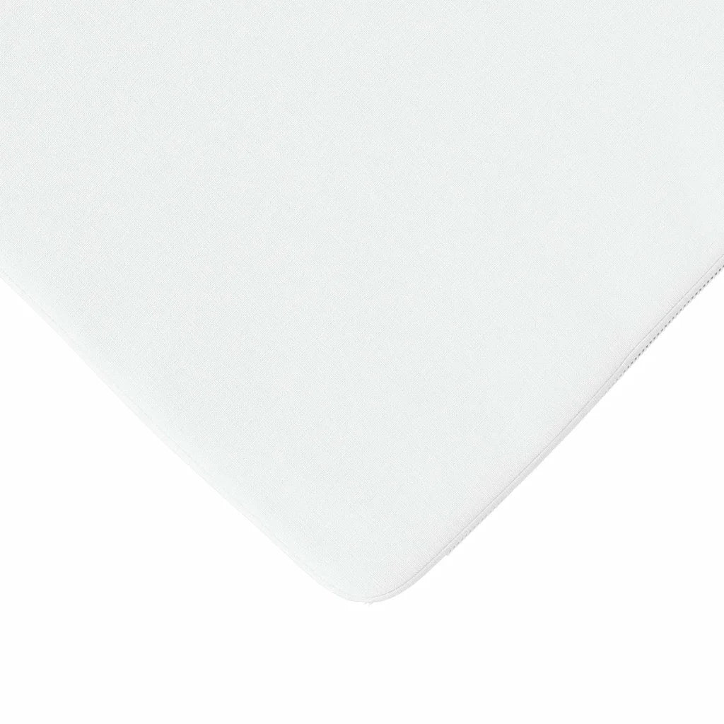Cuscini per Seduta 4 pcs Bianco 40 x 40 x 3 cm Tessuto