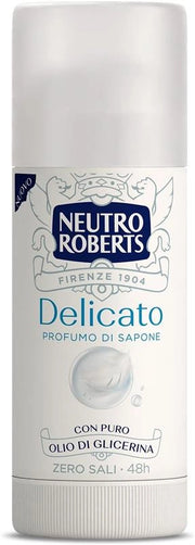 NEUTRO ROBERTS DEODORANTE DELICATO STICK EXTRA PROTEZIONE DELICATA ZERO SALI DI ALLUMINIO ZERO MACCHIE 40 ML 48H