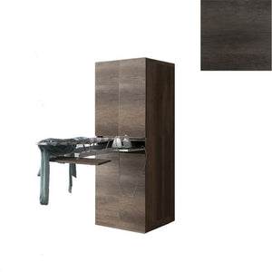 Mobile Lavanderia a Colonna per Lavatrice o Asciugatrice con Asse da Stiro e Ante 70x70x192A cm in Nobilitato Unika Olmo