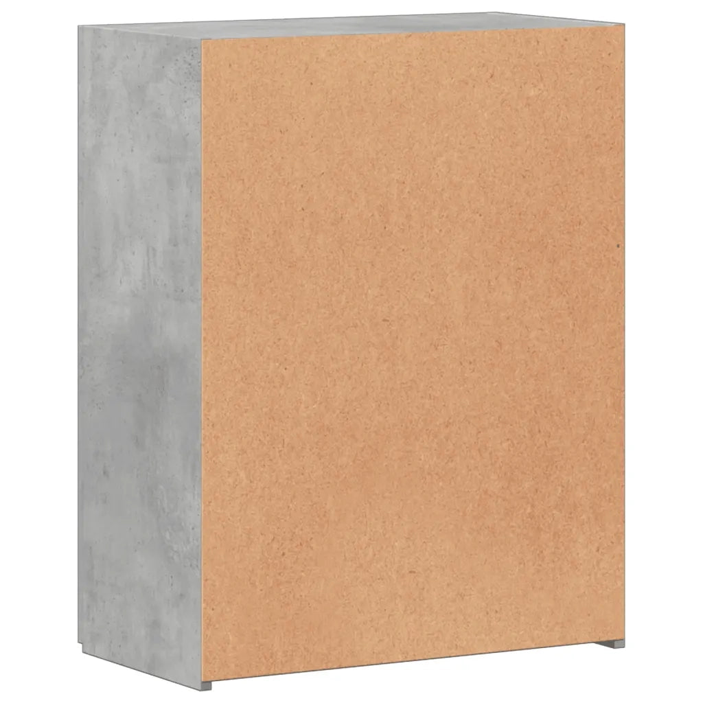 Schedario Grigio Cemento 60x32x77,5 cm in Legno Multistrato CFW6072880