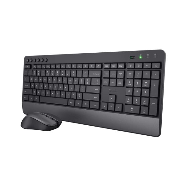 Trust trezo tastiera mouse incluso universale rf wireless qwerty italiano nero - 24530TRU