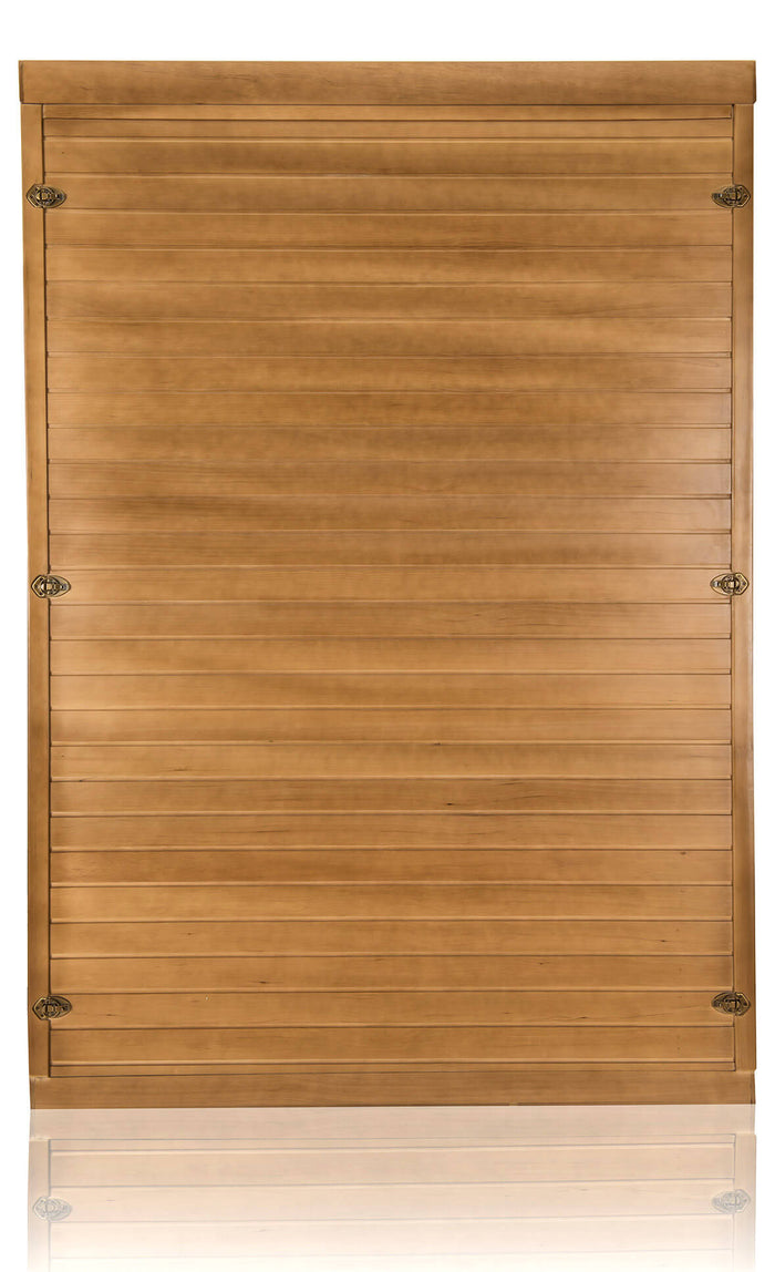 Sauna Finlandese ad Infrarossi 2 Posti 140x110 cm H200 in Legno di Abete Spectra 03R