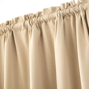 Verduisteringsgordijn panoramico per porta d'ingresso, tenda a stecche per schermo di patio, tenda a stecche per porta d'ingresso, 1 pezzo (beige, 64 x 183 cm)