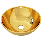 Lavabo da appoggio 28 x 10 cm ceramica oro 02_0002595