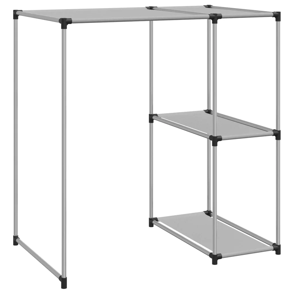 Rastrelliera per Lavatrice Grigia 87x55x90,5 cm Ferro 343146