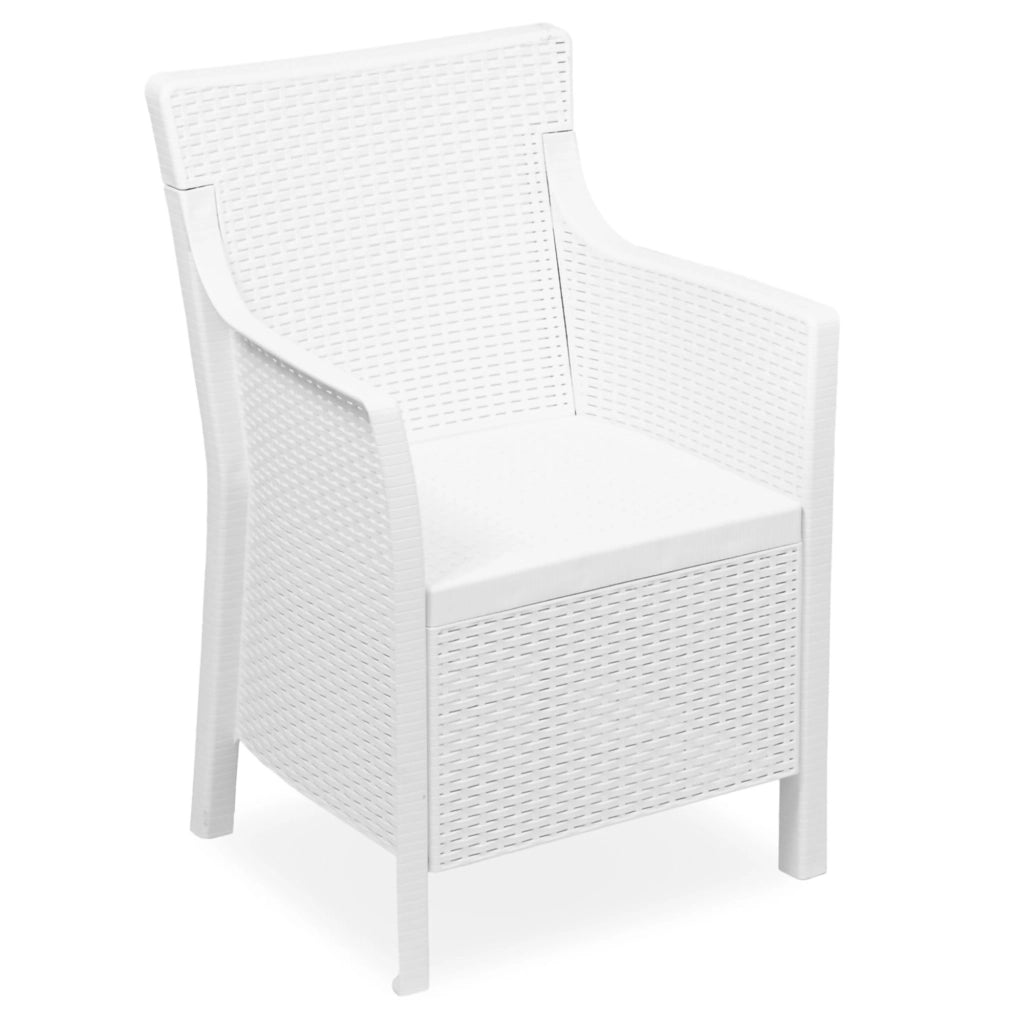 Wanless, Poltrona da Esterno Made in Italy, 60x53 cm Bianco