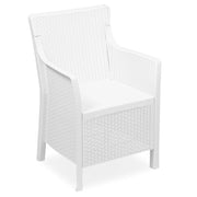Wanless, Poltrona da Esterno Made in Italy, 60x53 cm Bianco