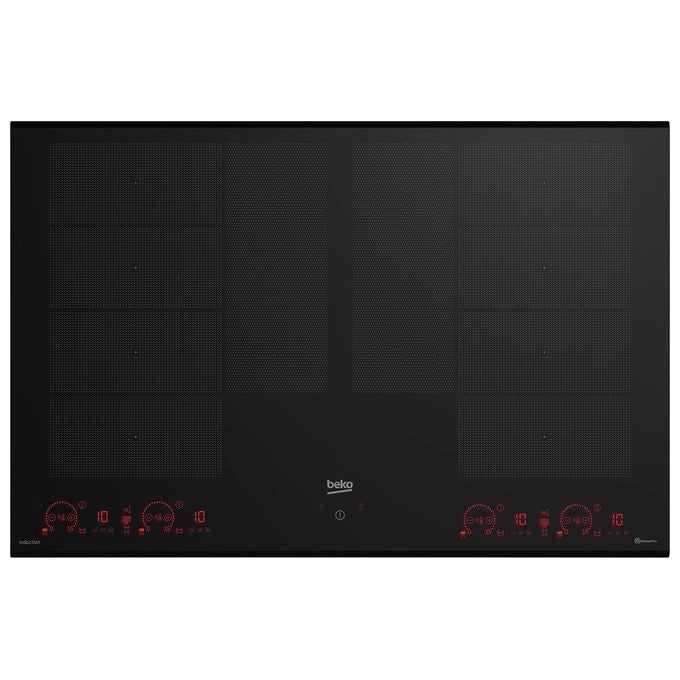 Beko HII88810NTI Nero Da incasso 80 cm Piano cottura a induzione 8 Fornello(i)