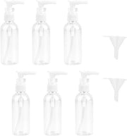 Set di flaconi da viaggio - Dispenser di flaconi - 6 pezzi - 100 ml - Plastica